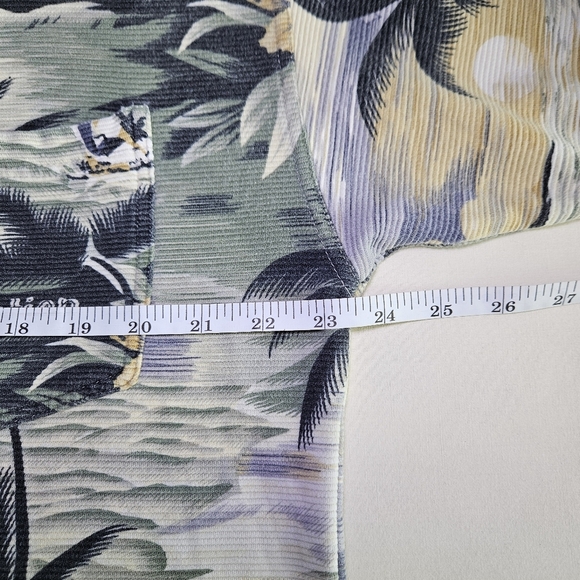 Tommy Bahama Vintage Tropical Print Polo Shirt, Size Medium - Picture 10 of 12